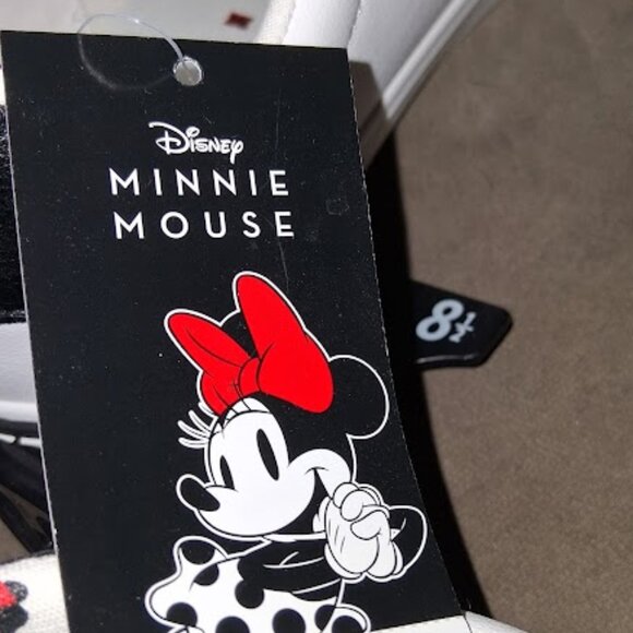 Disney Minnie Mouse Low Top Lace Up Sneakers Women's Size 8.5 NWT - Picture 10 of 11